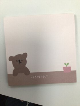 韓國可愛小熊 Memo Pad