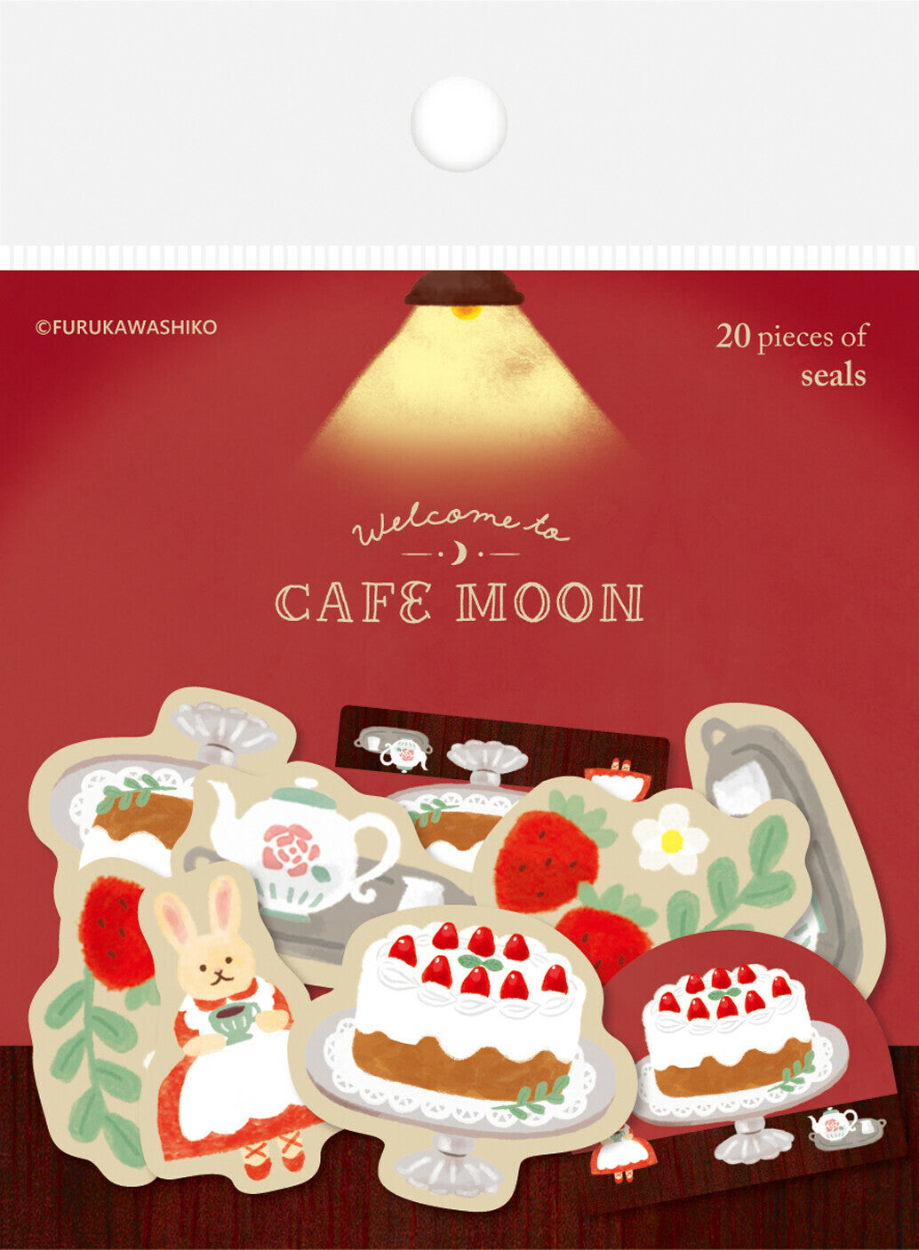 古川紙工 動物咖啡廳 Cafe Moon系列 貼紙包