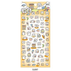 Nekoni 可愛動物粒粒貼紙