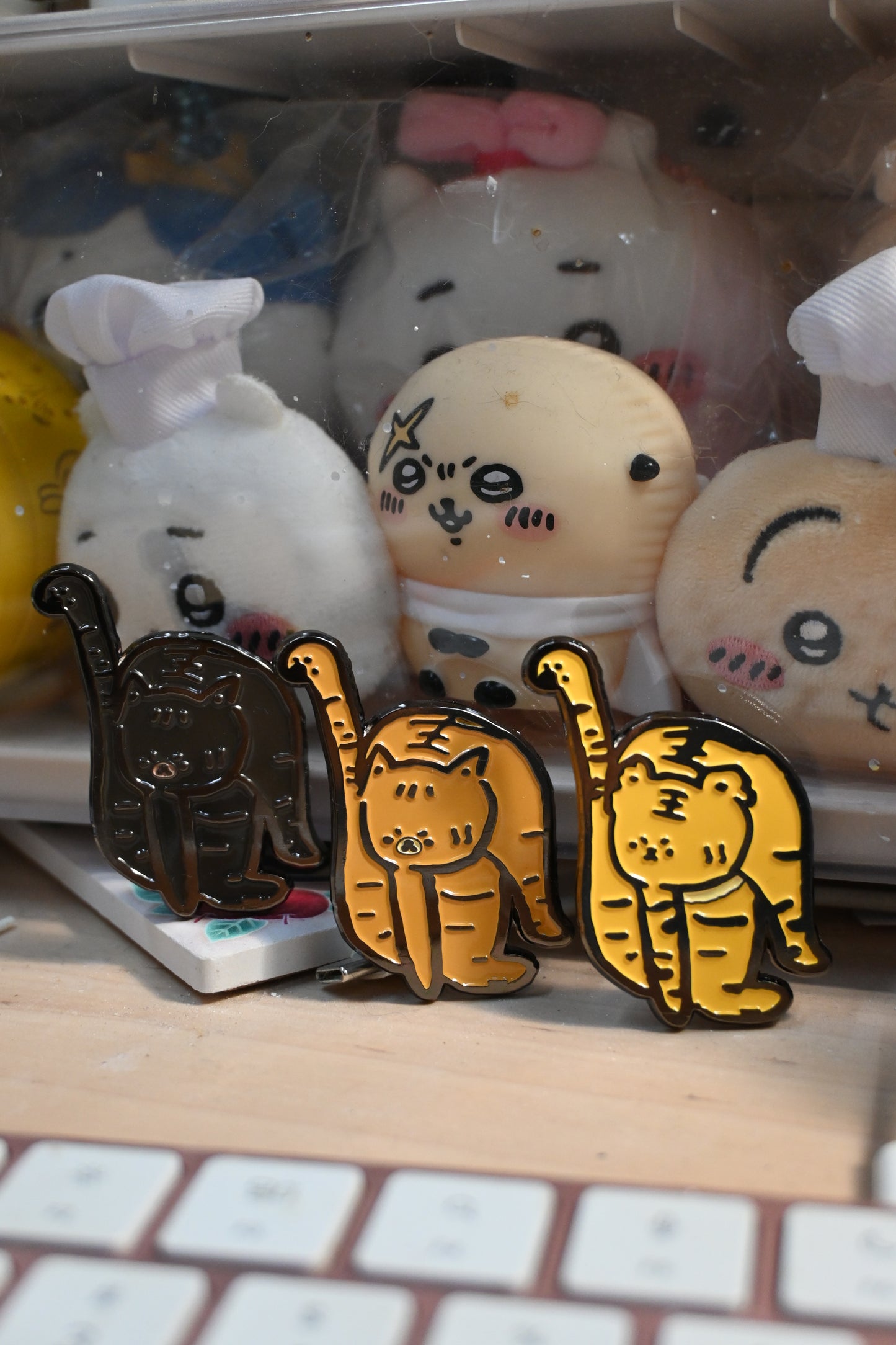 如虎自家製-瑜伽小貓系列襟章