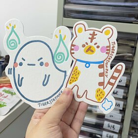 如虎文具自家製.凸版印刷小卡