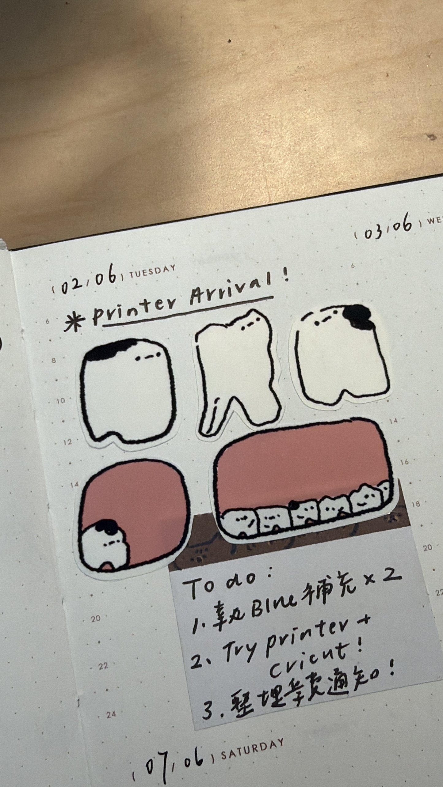 如虎自家製—牙齒貼紙