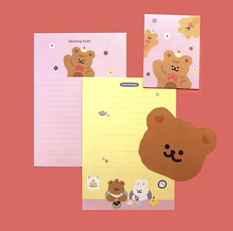 Dancing bear 信封信紙套裝