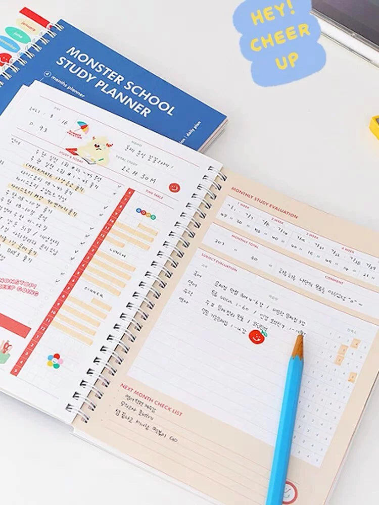 Indigo怪獸學校studyplanner!