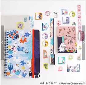 World Craft 2022 姆明B6圈圈筆記簿!!!(兩款!!!)