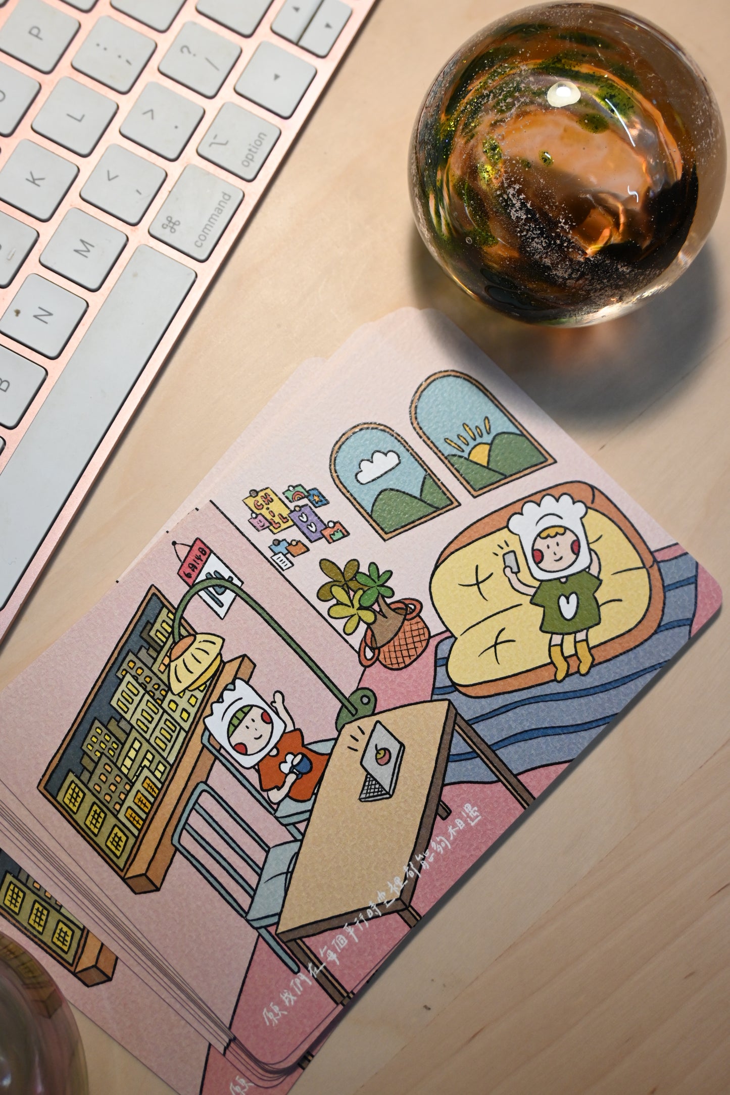 hellohana哈囉哈娜插畫|珍惜所有系列 ——願我們在每個平行時空裡都能夠相遇