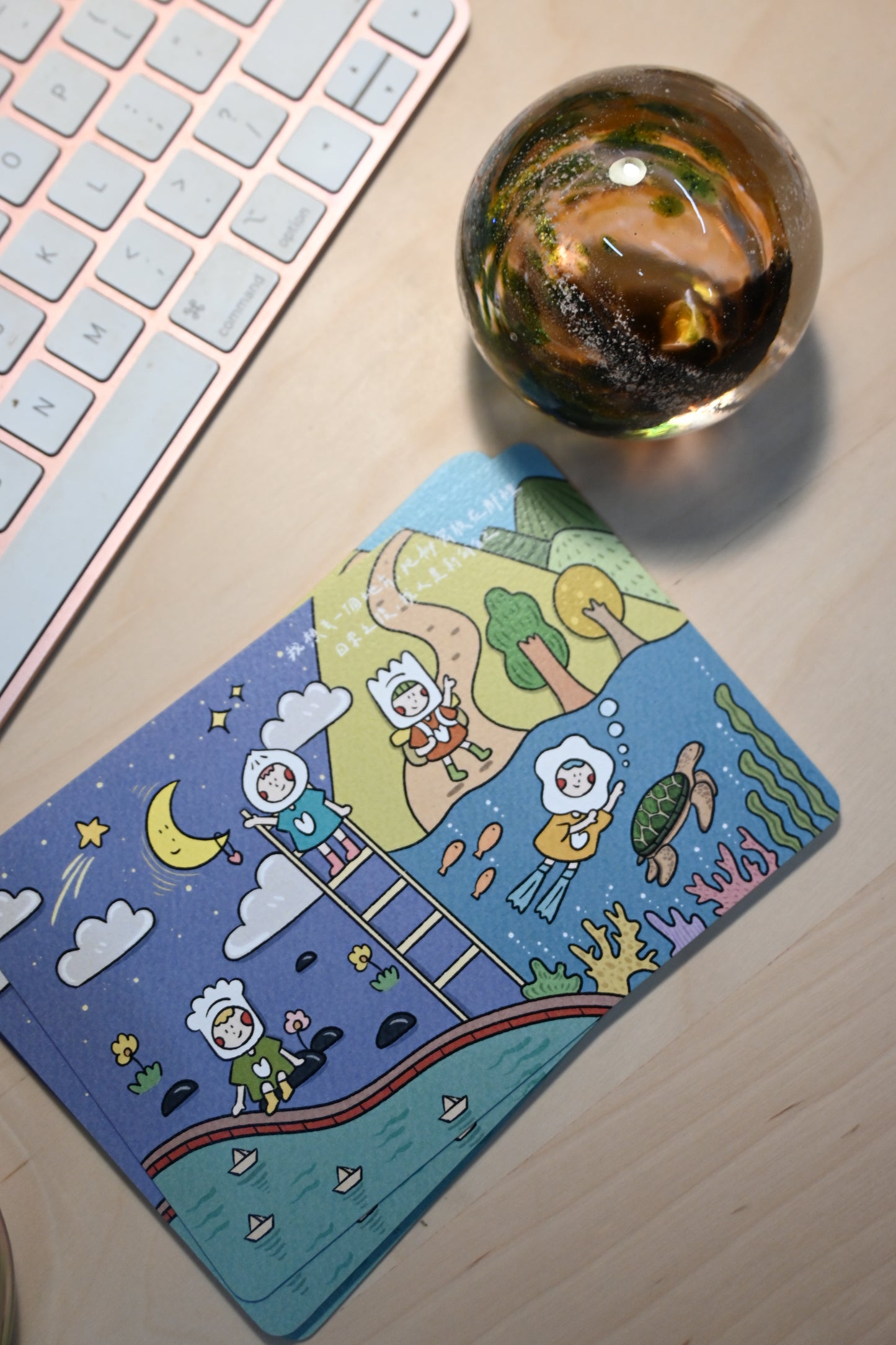 hellohana哈囉哈娜插畫|珍惜所有系列 ——回來之後我又是新的自己