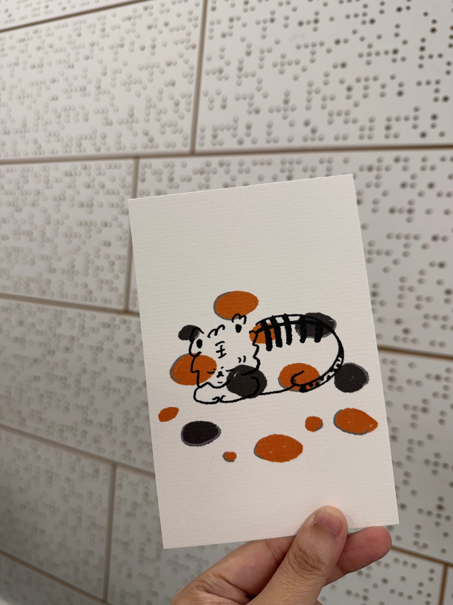 如虎自家製系列— 動物扭扭樂明信片