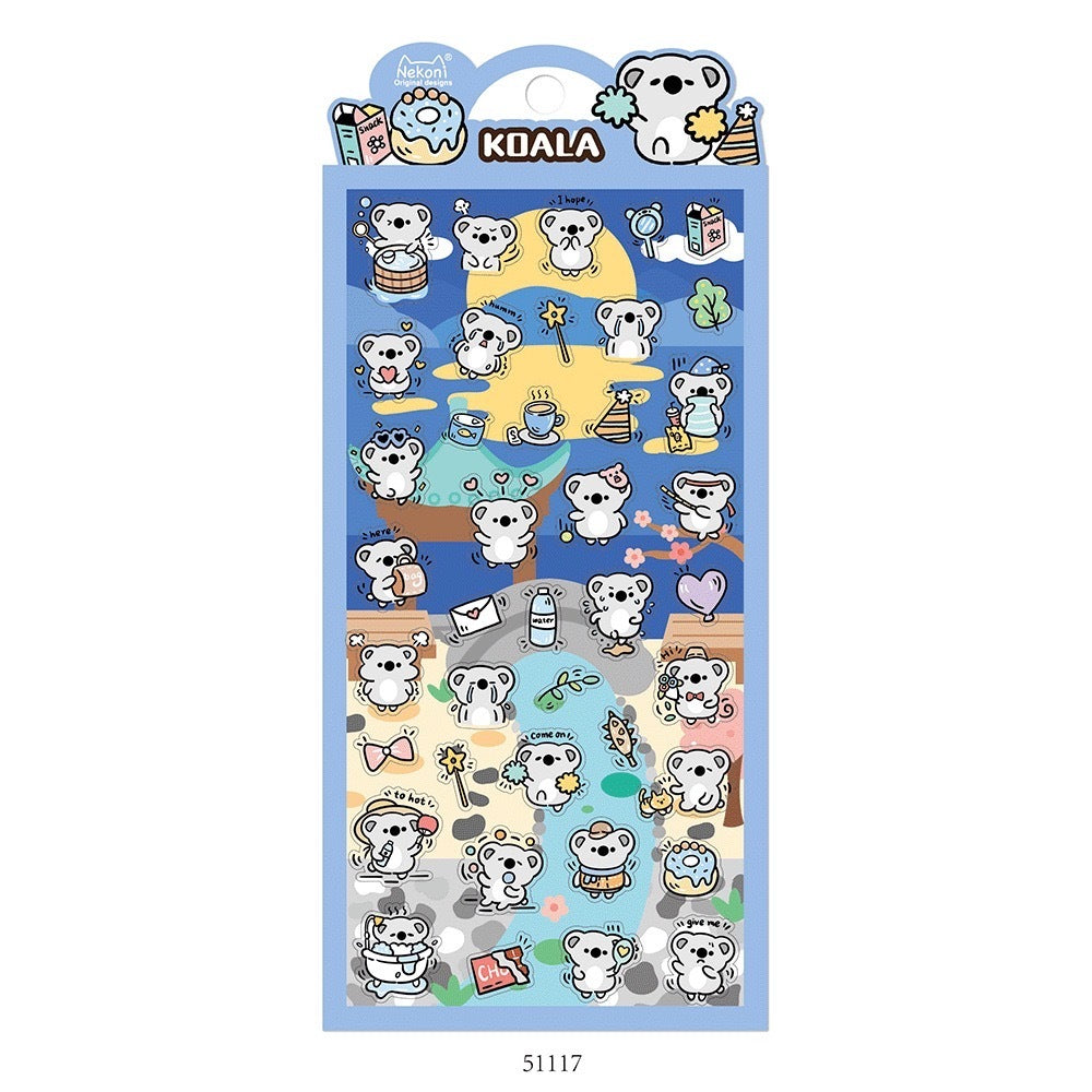 Nekoni 可愛動物貼紙