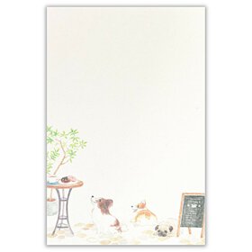 日本NB CO. LTD 小狗狗信封信紙