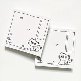 手繪風小貓 Memo Pad