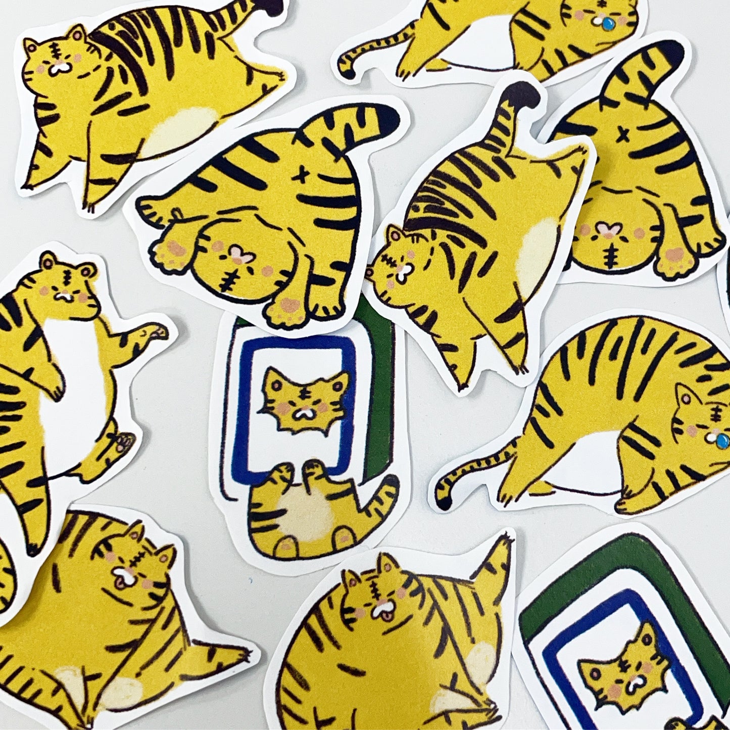 如虎文具自家製 肥老虎貼紙包🐯