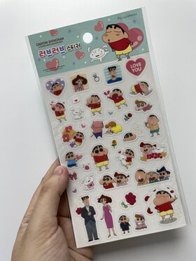 韓國 flyingwhales 蠟筆小新貼紙