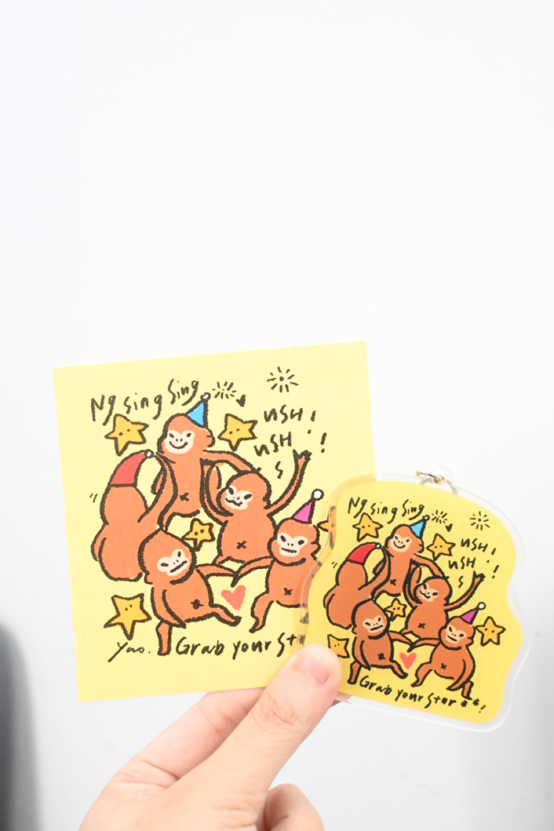 五星星鑰匙扣set(卡+鑰匙扣)