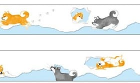 Mind Wave 柴犬masking tape