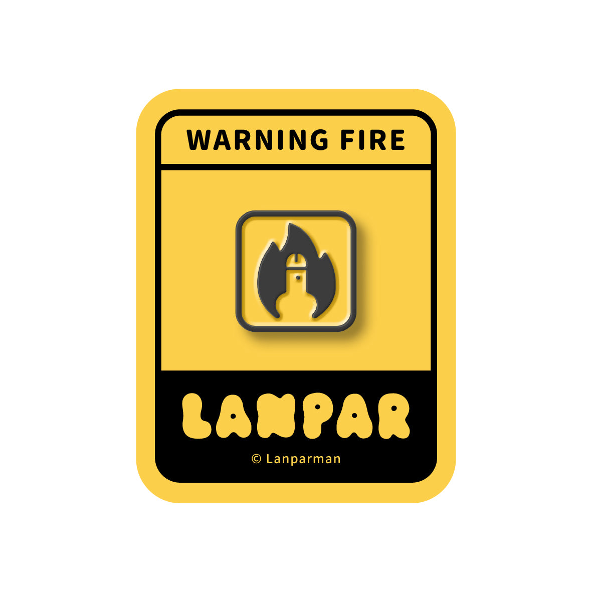 Lanparman 警告PIN Warning (共3款)