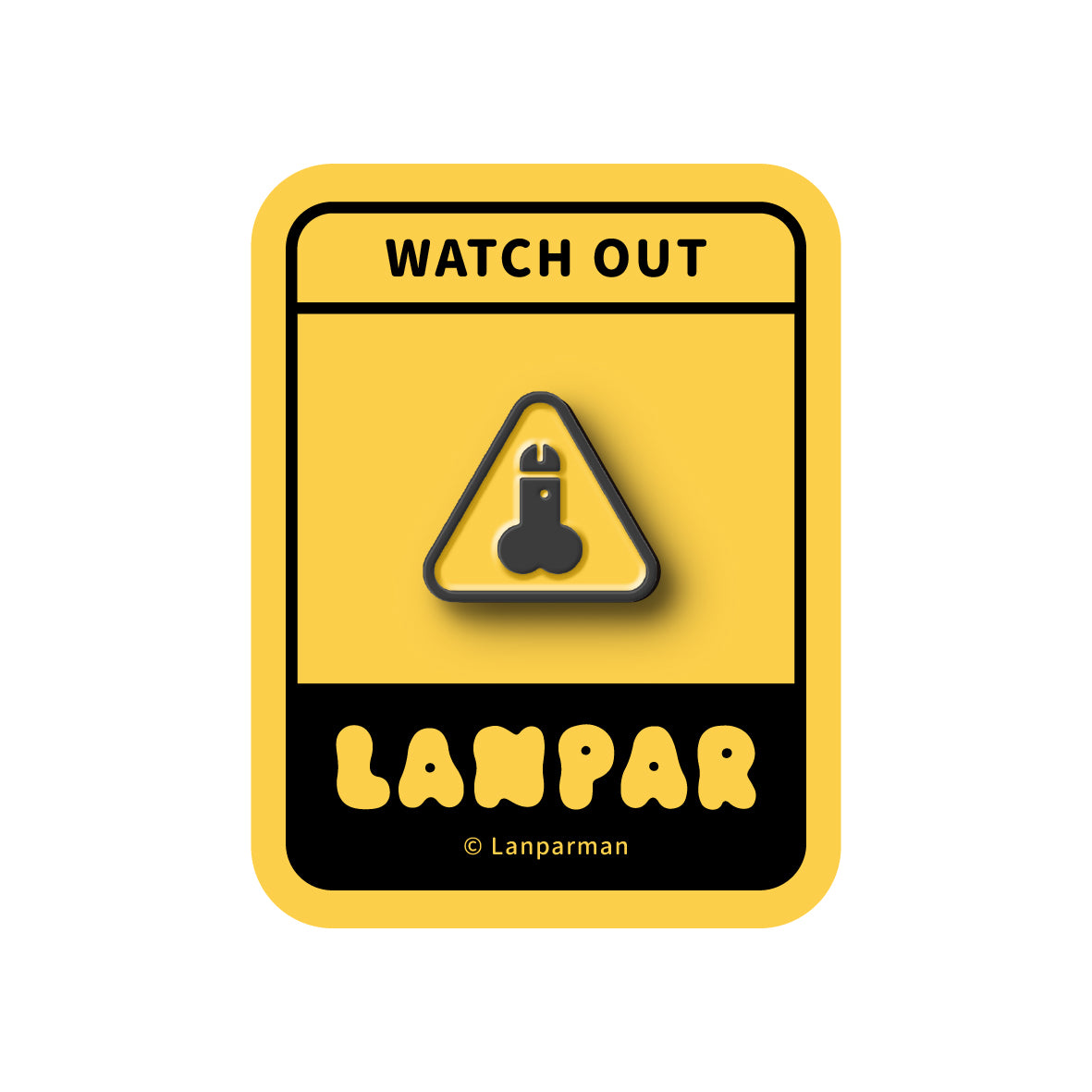 Lanparman 警告PIN Warning (共3款)