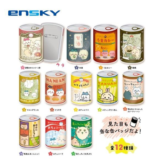 小可愛 ちいかわ Chiikawa ENSKY mitamemo 罐頭襟章 第2彈 (一套12款)