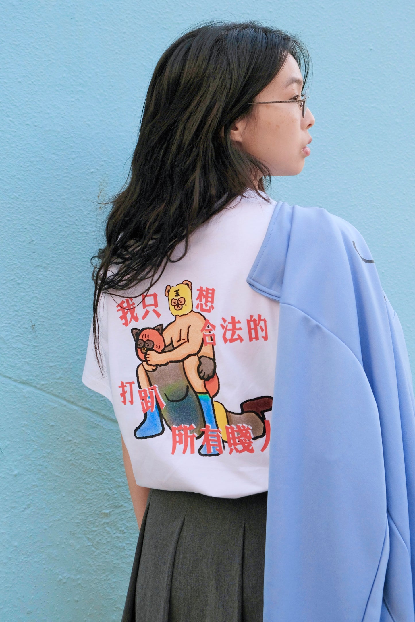Meow meow fight club系列- 打趴賤人TEE