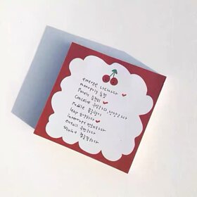 韓國車厘子Memo pad🍒