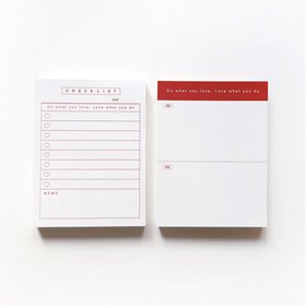 韓國簡約checklist Memo Pad (長版)