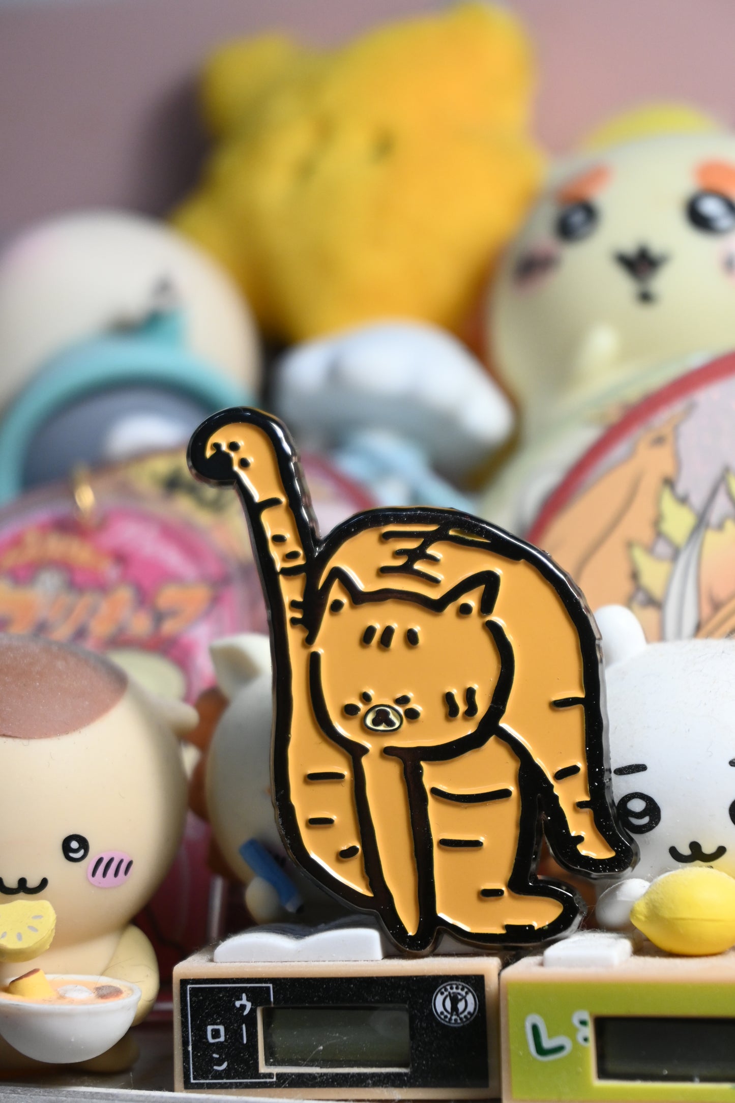 如虎自家製-瑜伽小貓系列襟章