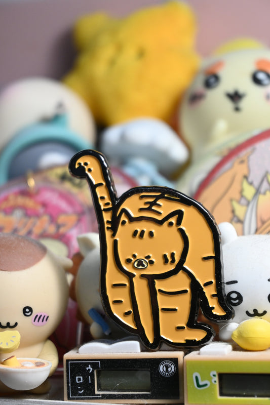 如虎自家製-瑜伽小貓系列襟章