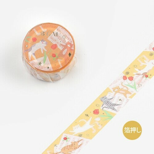 日本BGM 金箔銀箔 masking tape