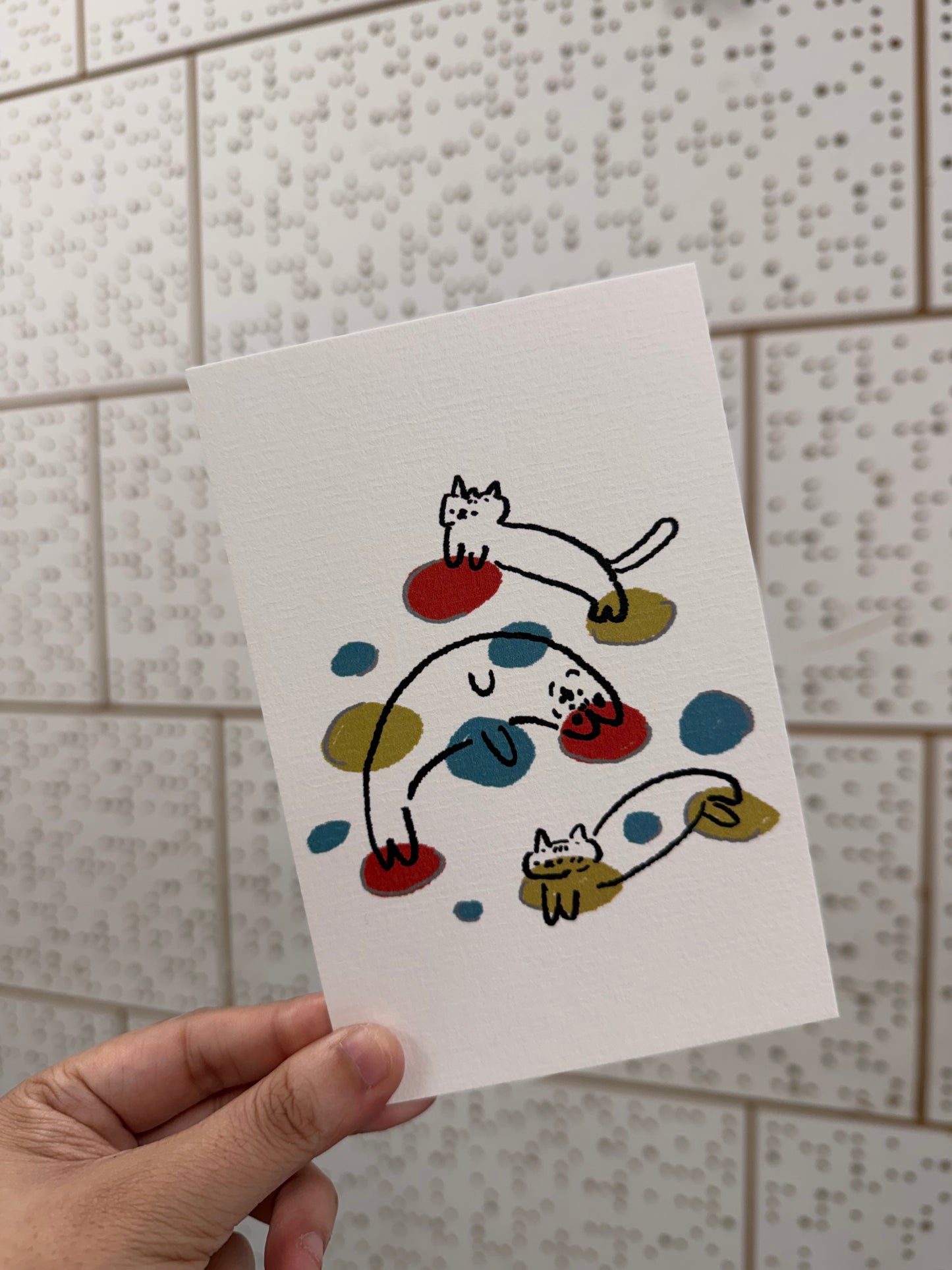 如虎自家製系列— 動物扭扭樂明信片