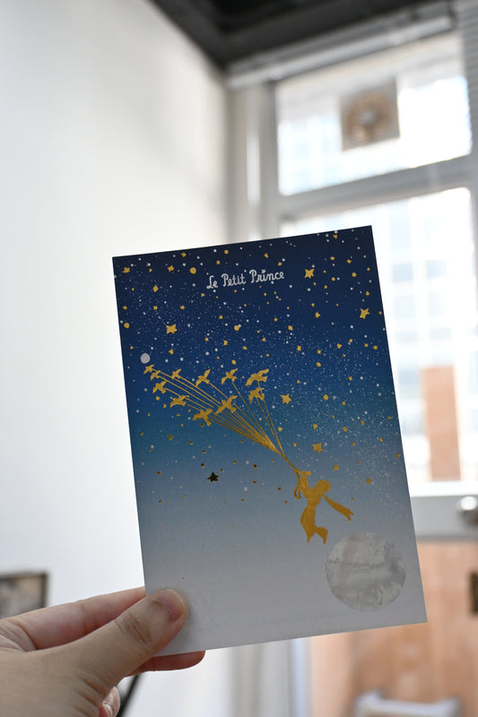ROKKAKU X Le Petit Prince 小王子 燙印明信片