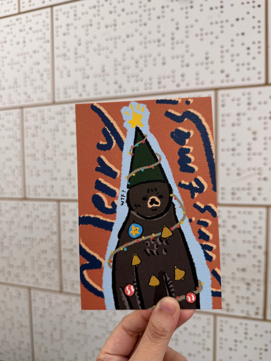 如虎自家製系列— 顯眼包聖誕卡🎄
