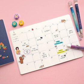 韓國Pinkfoot Monthly planner