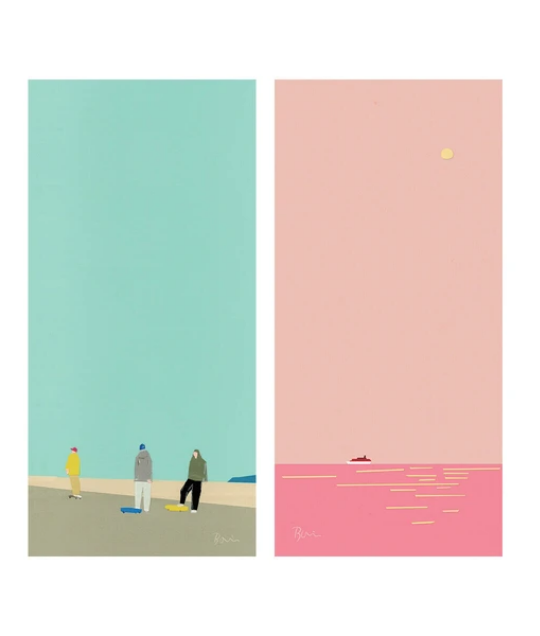 表現社 cozyca X 坂内拓 2025 秋季 一筆箋(長形Memo Pad)