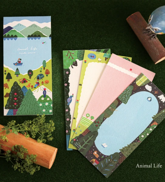 表現社 cozyca X 鈴木鳴海 2025 秋季 一筆箋(長形Memo Pad)