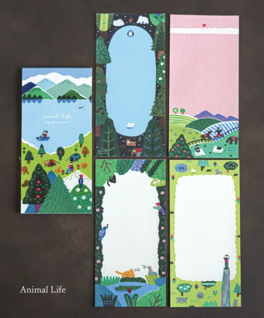 表現社 cozyca X 鈴木鳴海 2025 秋季 一筆箋(長形Memo Pad)