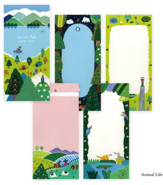 表現社 cozyca X 鈴木鳴海 2025 秋季 一筆箋(長形Memo Pad)