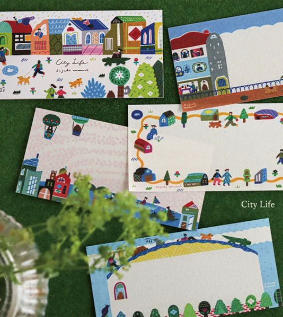 表現社 cozyca X 鈴木鳴海 2025 秋季 一筆箋(長形Memo Pad)