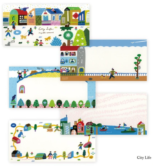 表現社 cozyca X 鈴木鳴海 2025 秋季 一筆箋(長形Memo Pad)