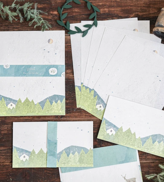 表現社 cozyca X 大森木綿子 2025 秋季 信封信紙套裝