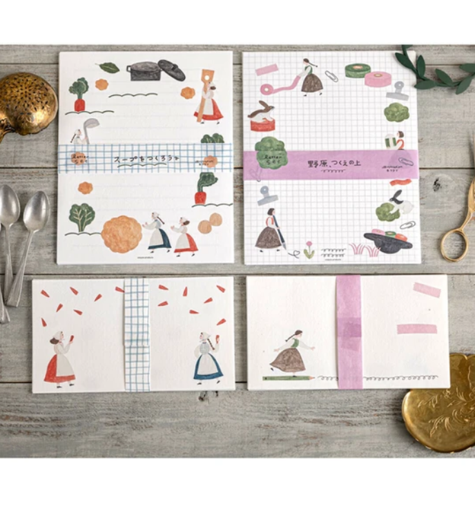 表現社 cozyca X Necktie 信封信紙套裝