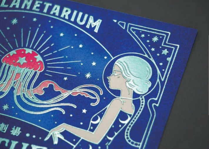 ROKKAKU X オビワン（ob1toy） 復古系列 燙印明信片