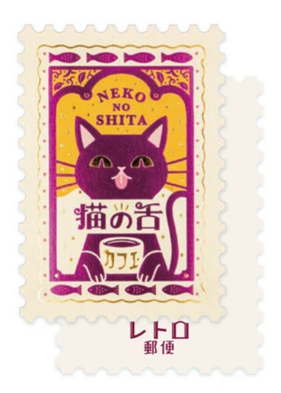 ROKKAKU X オビワン（ob1toy） 郵票系列 燙印明信片