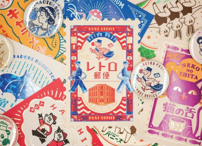 ROKKAKU X オビワン（ob1toy） 郵票系列 燙印明信片