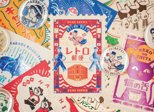 ROKKAKU X オビワン（ob1toy） 郵票系列 燙印明信片