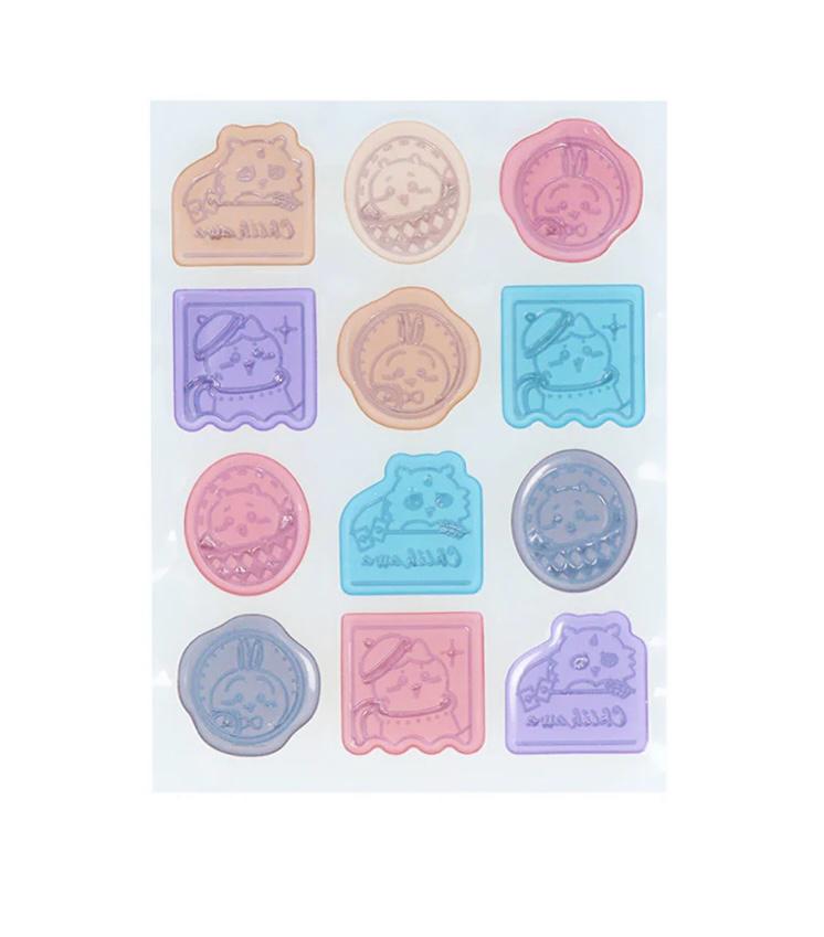 Chiikawa下午茶系列 - 仿封蠟章貼紙