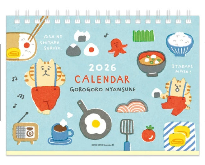 Mind Wave 2026 懶洋洋貓之助 月曆 B6桌曆月曆 早鳥優惠 已有現貨！